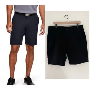 Under Armour Men's Black Tech Golf Shorts